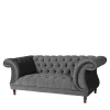 Sale Zweiersofa Anthrazit Romina Wohnzimmercouch|2 Sitzer Sofa