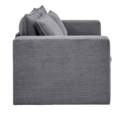 Outlet Zweisitzer Sofa Anthrazit Eltusa Wohnzimmercouch|2 Sitzer Sofa