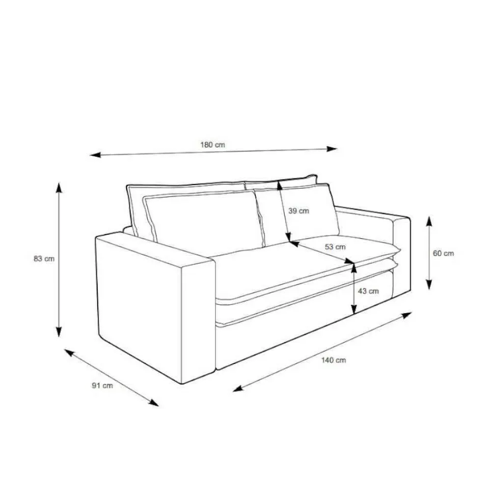 Outlet Zweisitzer Sofa Anthrazit Eltusa Wohnzimmercouch|2 Sitzer Sofa